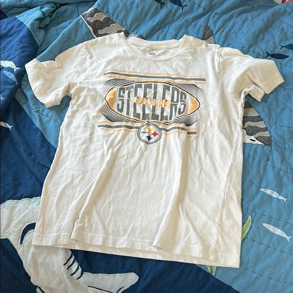 Steelers Kids White T-Shirt